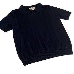 Frederik Anderson Copenhagen Performance Knit Navy Polo Mens M
